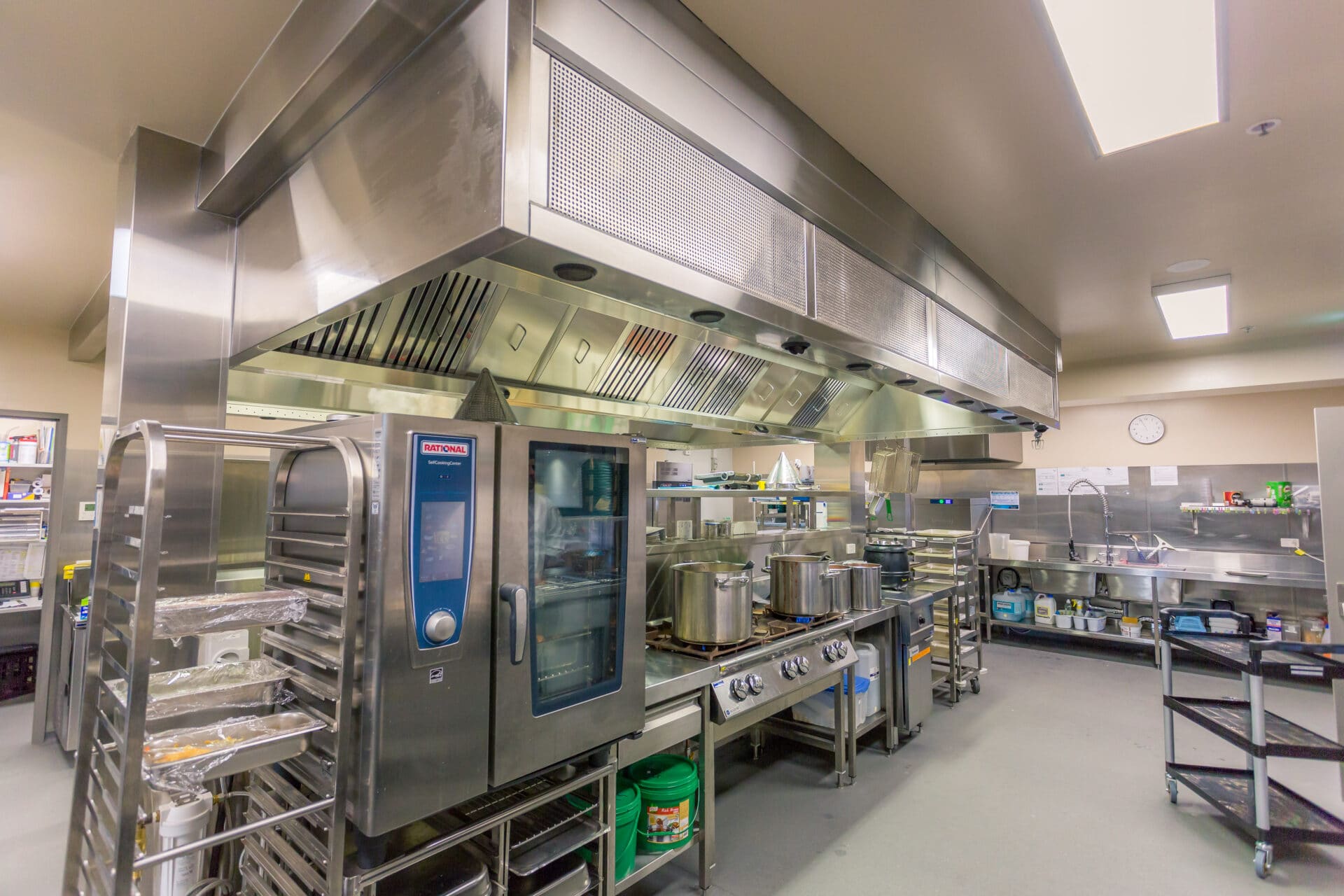 Commercial kitchen, aged care facility
