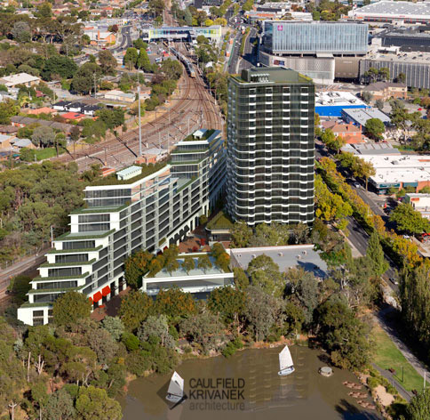 Ringwood Gateway Project Aerial View - Gateway Project, Ringwood